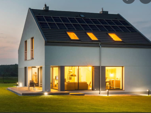 How does the home battery storage system work